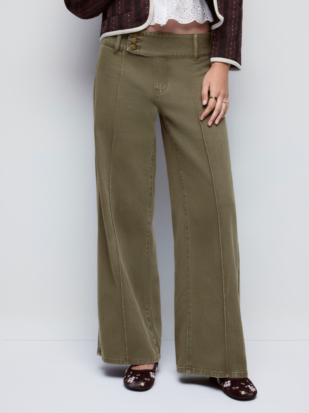 Denim Low Rise Baggy Jeans