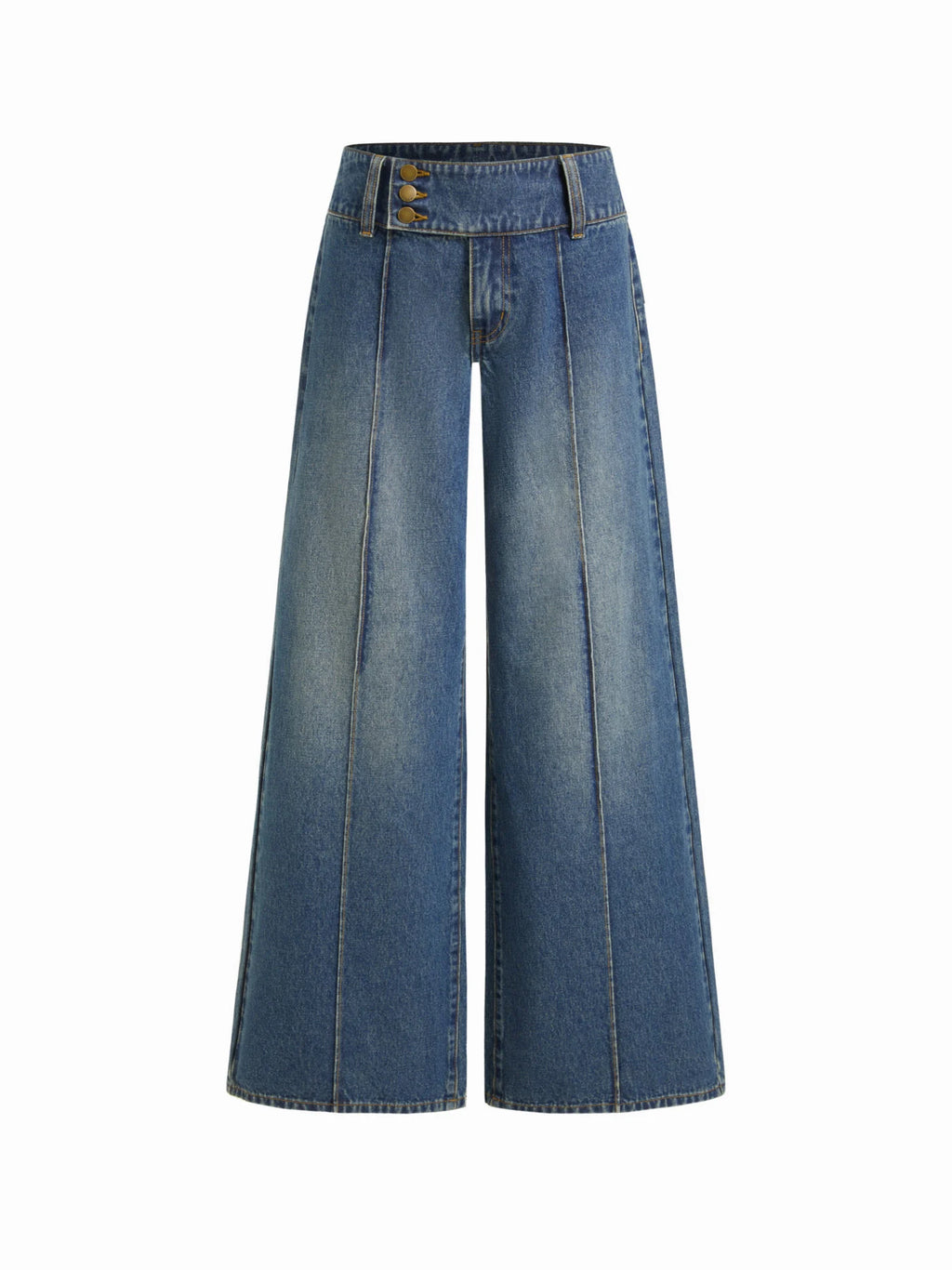 Denim Low Rise Baggy Jeans