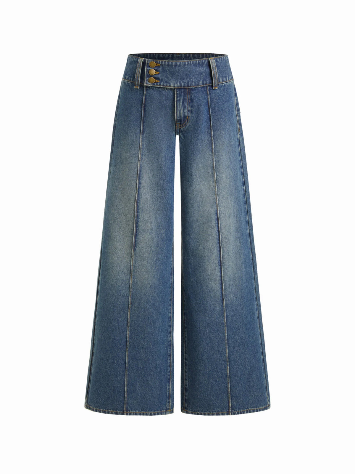 Denim Low Rise Baggy Jeans