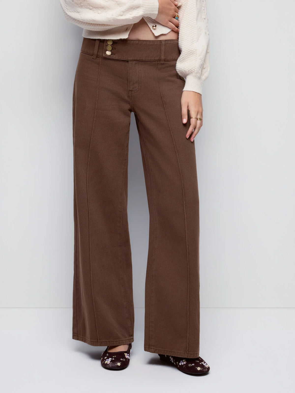 Denim Low Rise Baggy Jeans