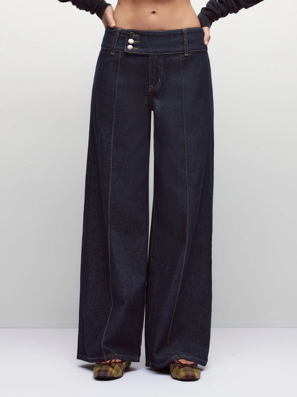 Denim Low Rise Baggy Jeans