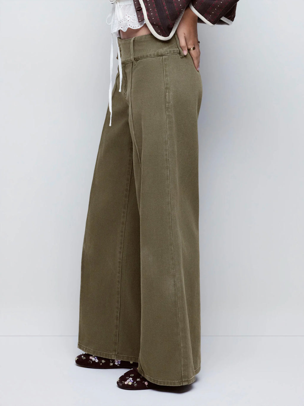 Denim Low Rise Baggy Jeans