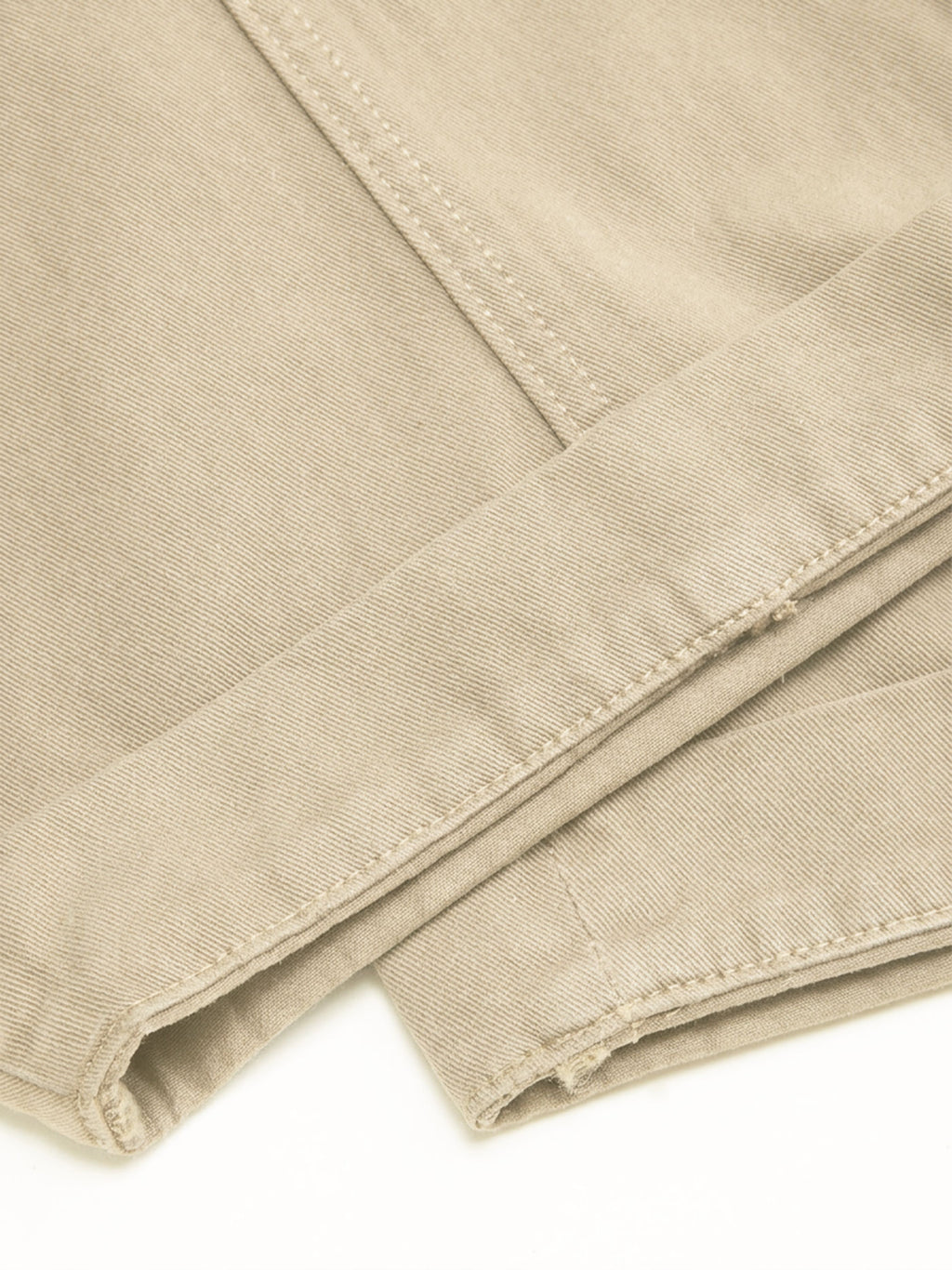 Cotton-blend Mid Rise Pocket Barrel-leg Trousers