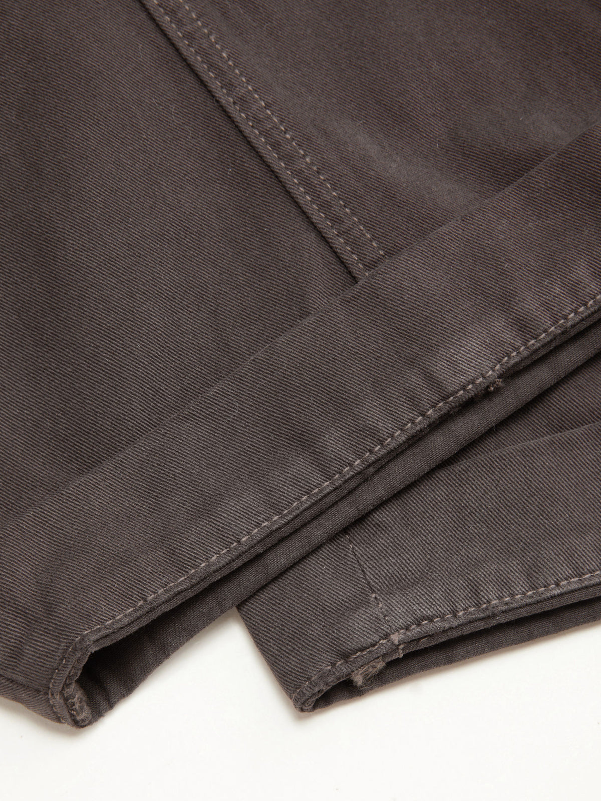 Cotton-blend Mid Rise Pocket Barrel-leg Trousers