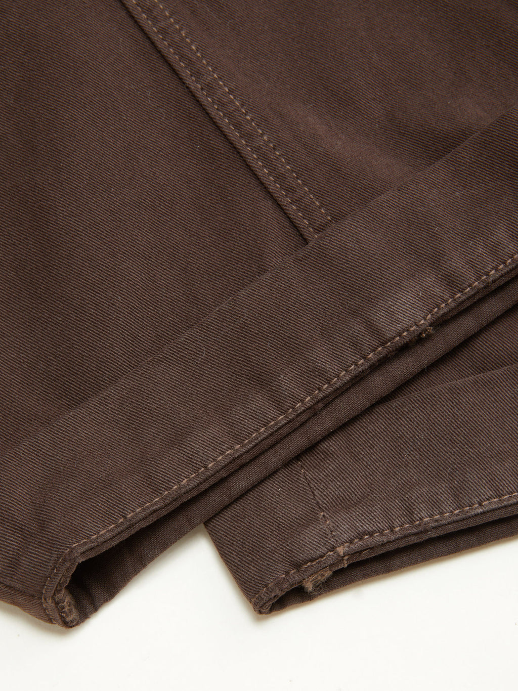 Cotton-blend Mid Rise Pocket Barrel-leg Trousers