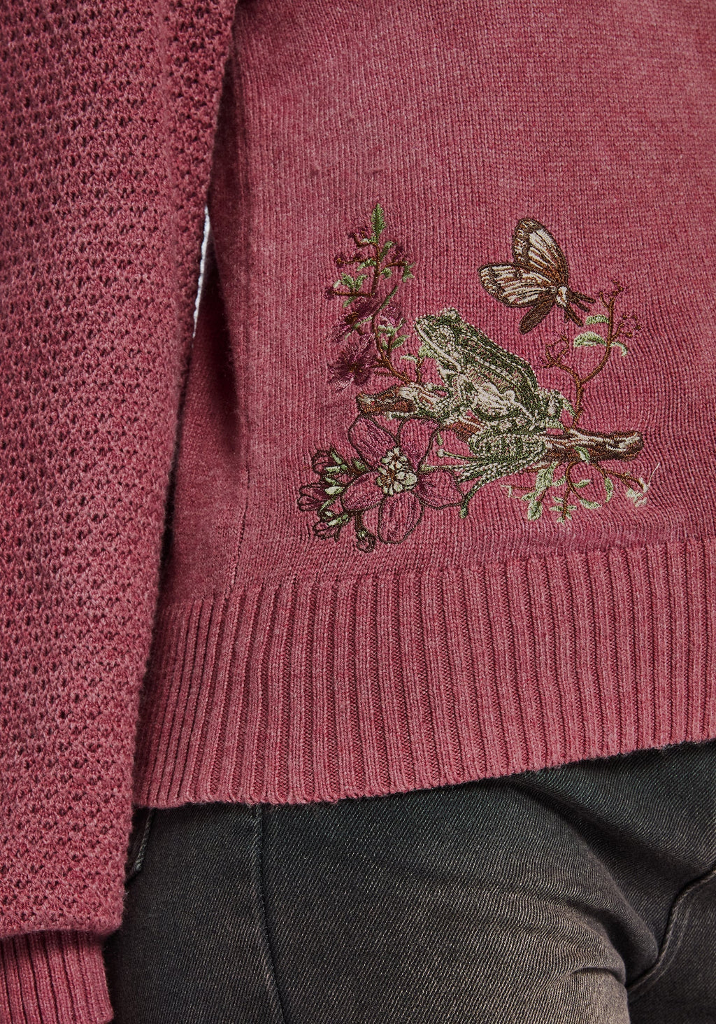Jersey bordado con diseño de fábula