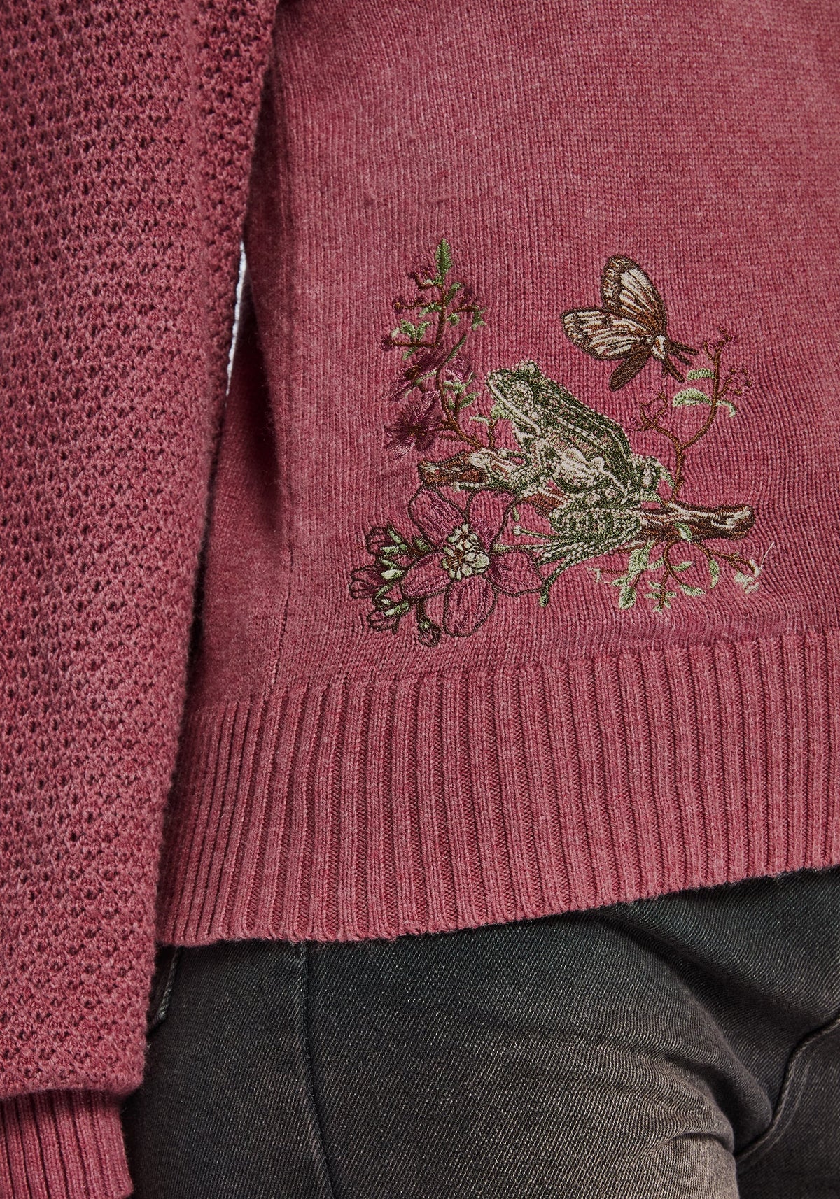 Jersey bordado con diseño de fábula