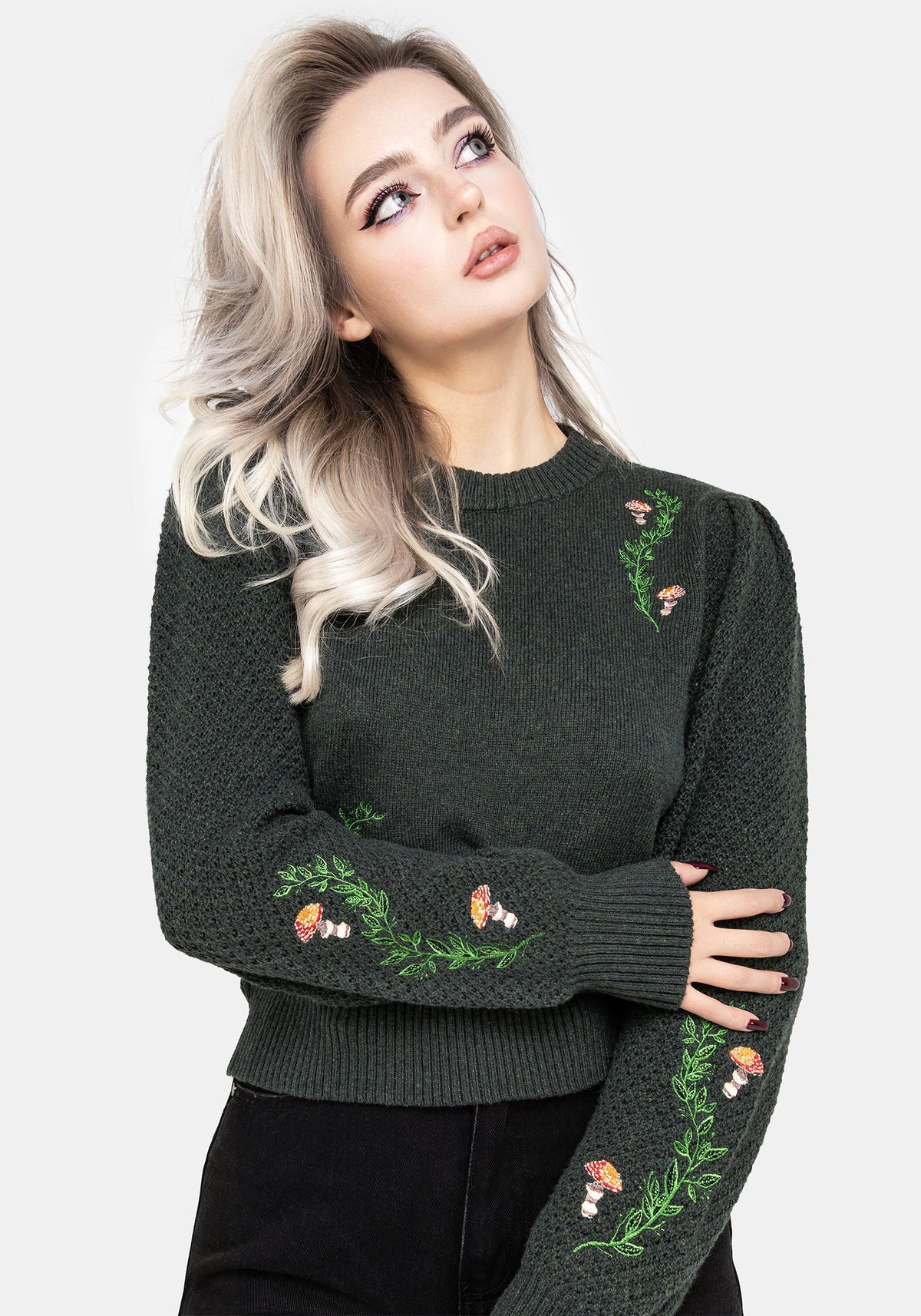 Jersey bordado con diseño de fábula