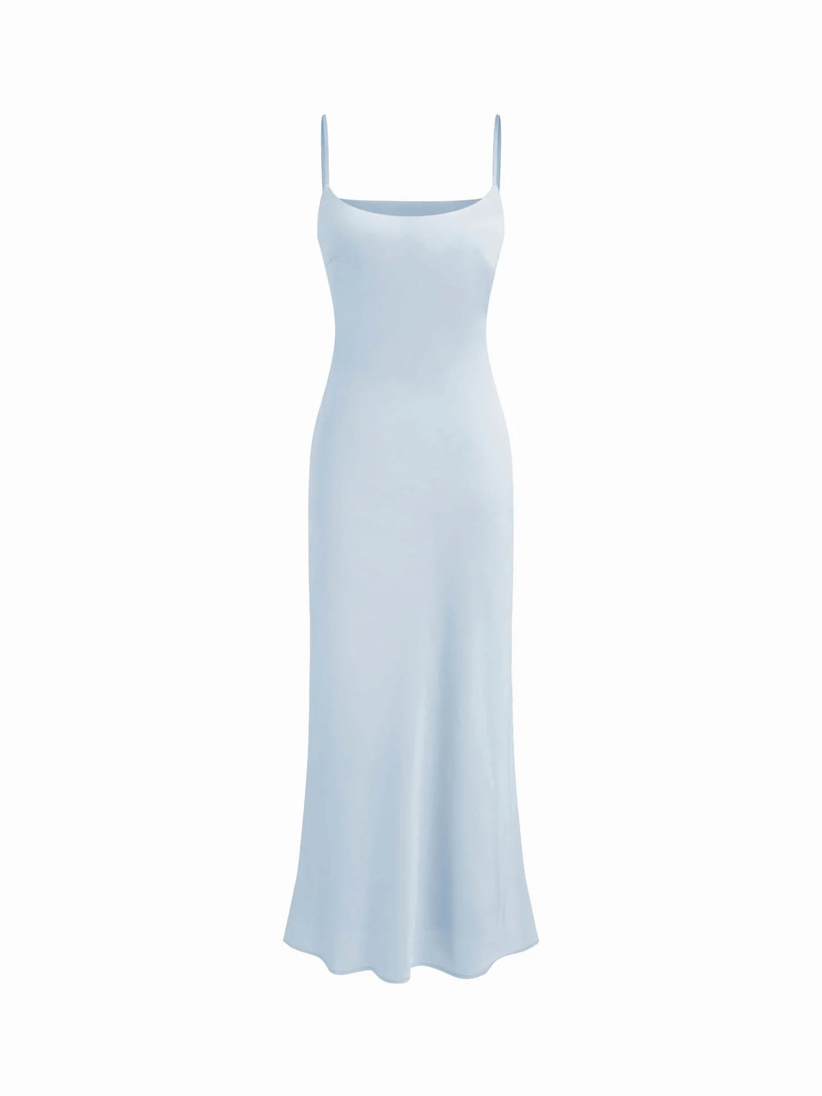 Satin Off-shoulder Cloak Sleeve Wrap Mermaid Maxi Dress